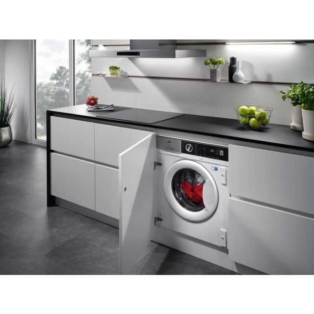 AEG LFX6G8434BI 
Integrated Washing Machine. 6000S. 8Kg Wash Load, 1400Rpm Spin Speed, 14 Programmes