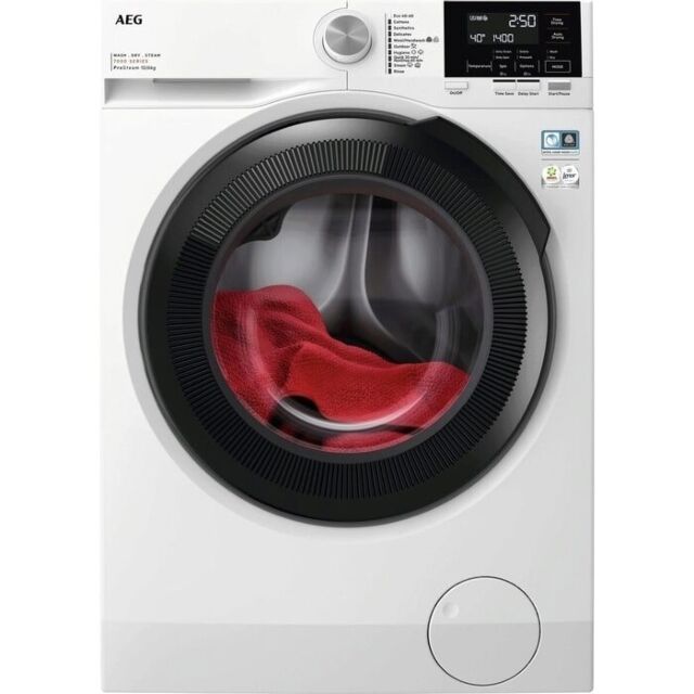AEG LWR7116O4B 
Washer dryer. 7000 Series, PreciseLoad technology. 10kg wash capacity, 6kg dry capac