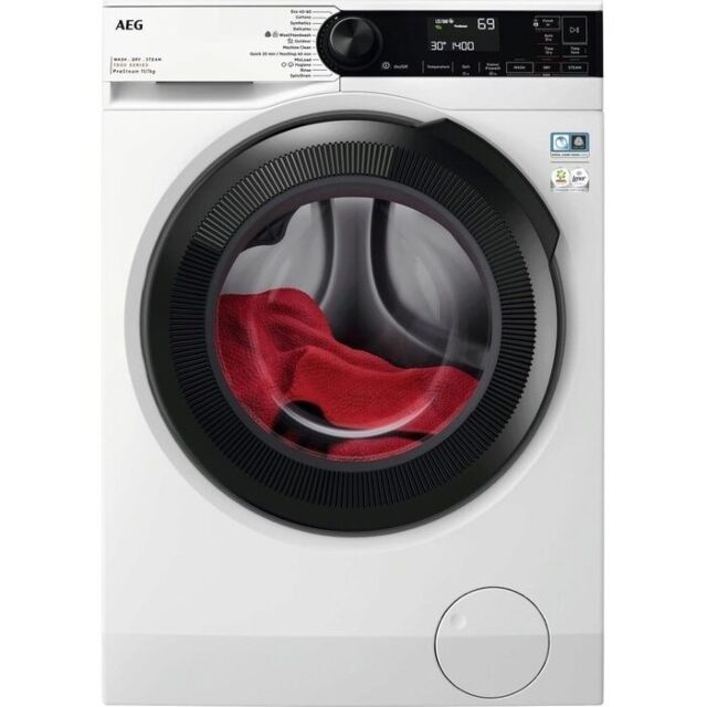 AEG LWR7314L4B 
Washer dryer. 7000 Series, PreciseLoad technology. 11kg wash capacity, 7kg dry capac