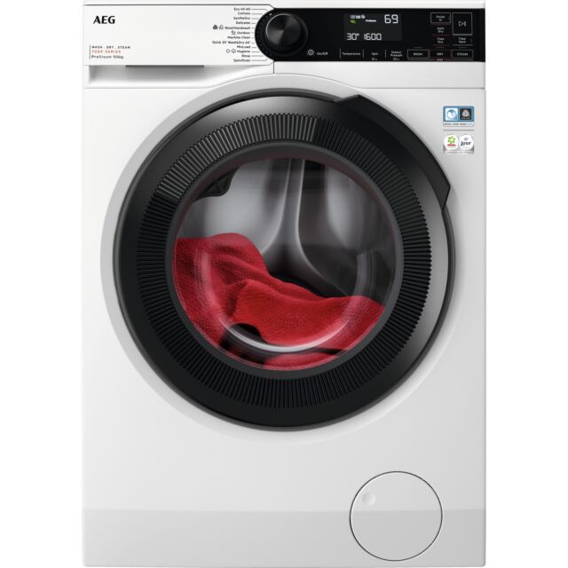 AEG LWR7496O4B 
Washer dryer. 7000 Series, PreciseLoad technology. 9kg wash capacity, 6kg dry capaci