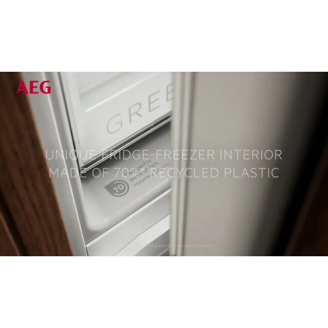 AEG NSC7T185ES 54.6cm 50/50 Built In Frost Free Fridge Freezer