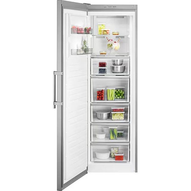 AEG OAG7M281EX 
Cabinet Freezer, 700, MultiFlow, NoFrost, Silver, E Energy

