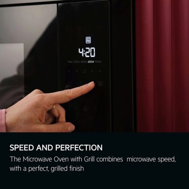 AEG OB6GM261UB 
Fully Built-in / Built-under 26lt Duo Microwave + Grill. Rotary Control With Touch o