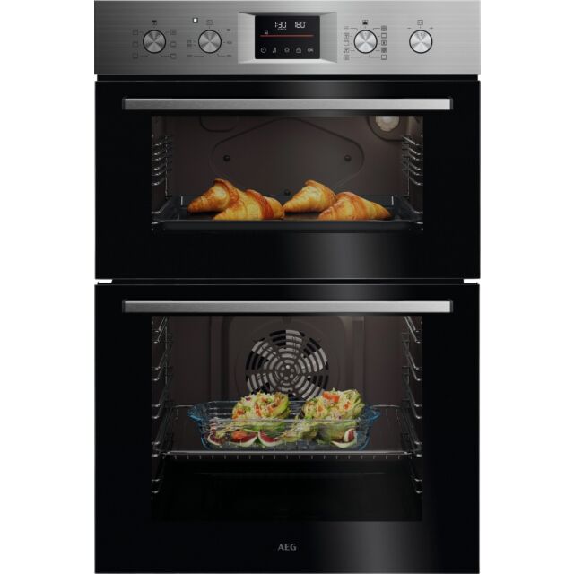 AEG OU5CP40M 61L Double Electric Oven - Stainless Steel