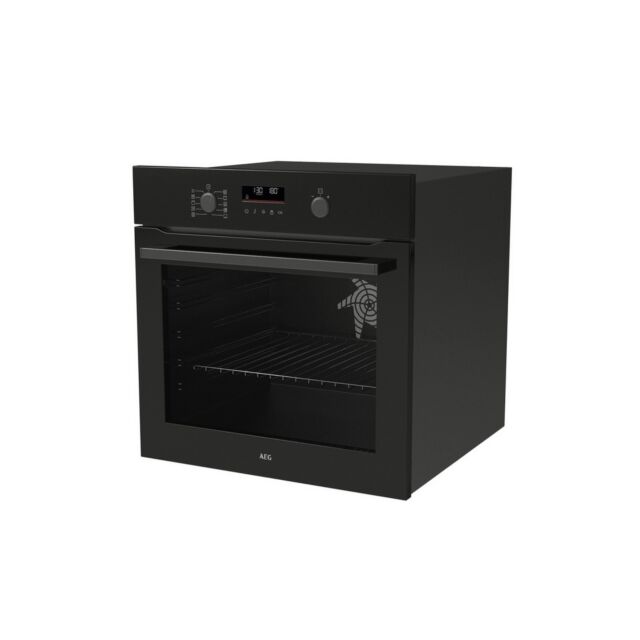 AEG OU5PB40XK 59.6cm Built In Electric Single Oven - Black