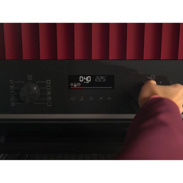 AEG OU5PB40XK 59.6cm Built In Electric Single Oven - Black
