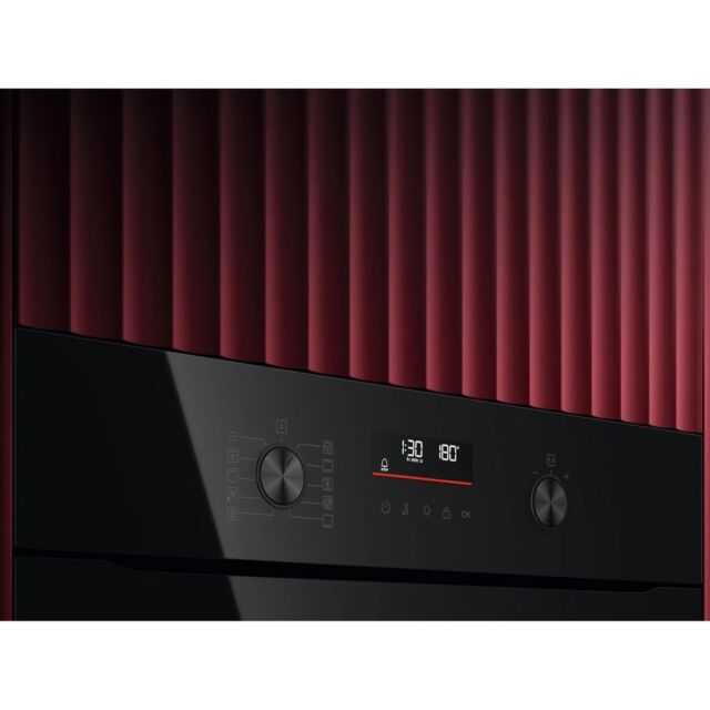 AEG OU5PB40XK 59.6cm Built In Electric Single Oven - Black