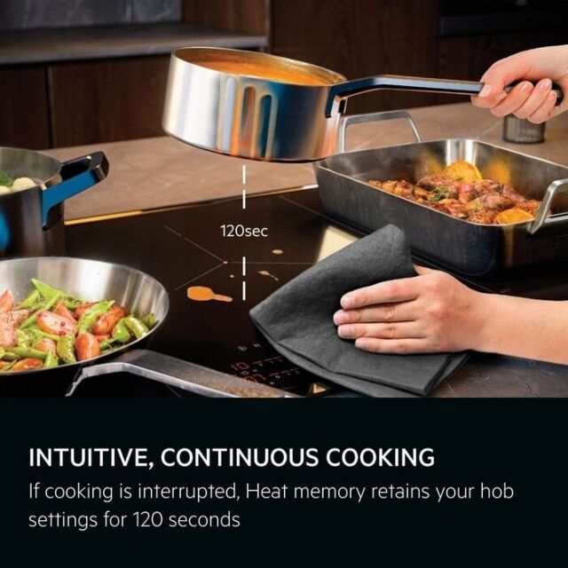 AEG SK85IM0XFB 
80cm Maxisense Induction Hob, 5 cooking sections, Windmill design, Left and Right Br