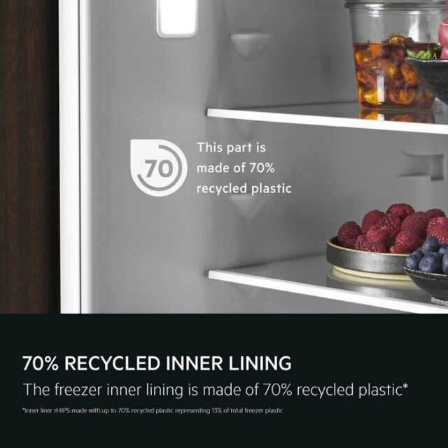 AEG TB7NA181ES 
In column, 7000, Cabinet Larder Freezer E energy, No Frost, Sliding Hinge, Recycled 