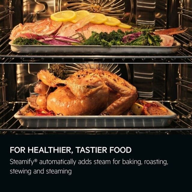AEG TP8SB731AB 
Connected SteamPro Sous Vide oven with Sophisticated 4inch CookSmart Touch controls and