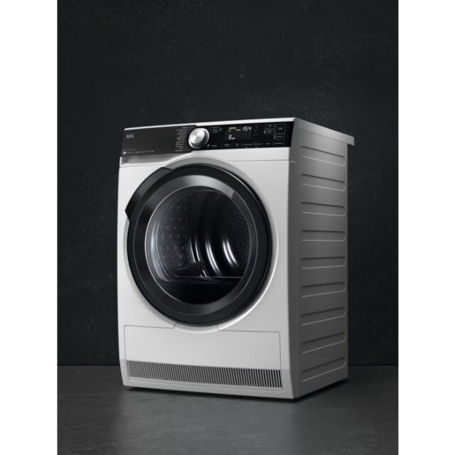 AEG TR959M6BC 
Connected Tumble dryer. 9000 Series, AbsoluteCare Plus, 3D Scan technology. 9kg capac