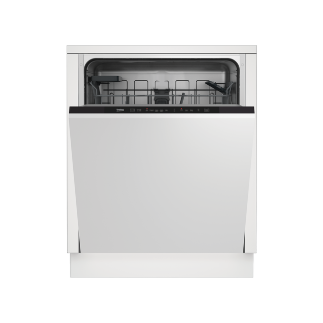 Beko DIN15C20 Integrated Full Size Dishwasher - 14 Place Settings