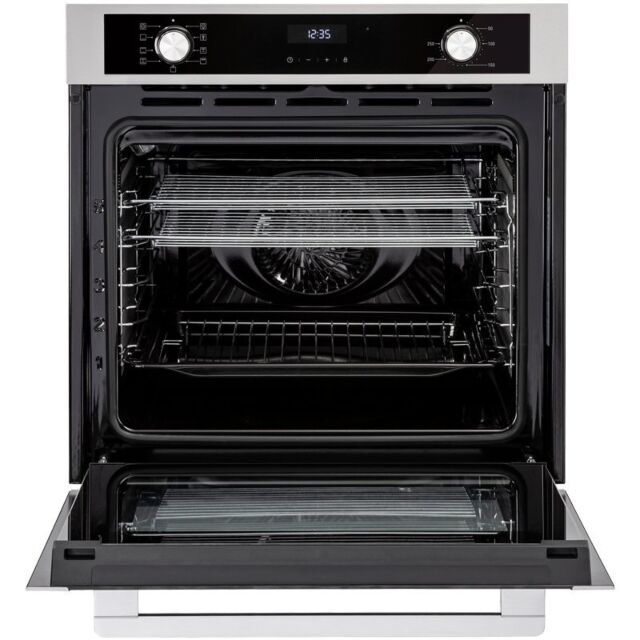Belling 444411400 BI603MFC 59.5cm Built In Electric Single Oven - Black