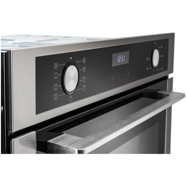 Belling 444411400 BI603MFC 59.5cm Built In Electric Single Oven - Black