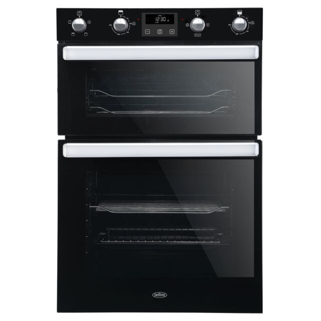 Belling BI902FPBLK Built In Electric Double Oven - Black