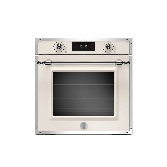 Bertazzoni F6011HERVPTAX Heritage Series TFT 60cm Oven 11 Functions PYRO+STEAM Ivory/Chrome