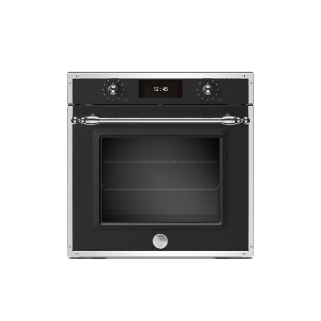 Bertazzoni F6011HERVPTNE Heritage Series TFT 60cm Oven 11 Functions PYRO+STEAM Matt Black