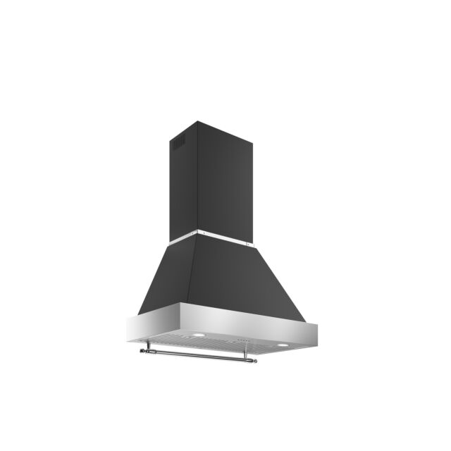 Bertazzoni KC36HERTNE + K90HERTX Heritage Chimney Hood 100cm Stainless base