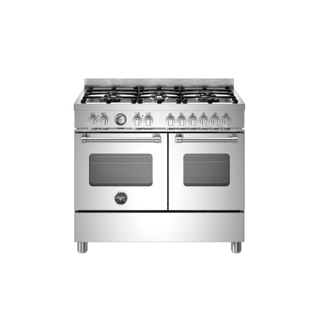 Bertazzoni MAS106L2EXC Master 100cm Range Cooker Twin Oven Dual Fuel Stainless Steel