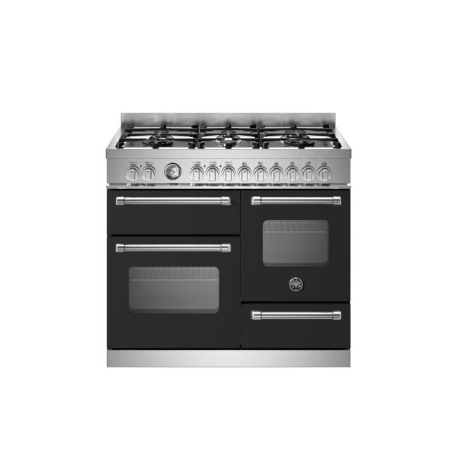 Bertazzoni MAS106L3ENEC Master 100cm Range Cooker XG Oven Dual Fuel Matt Black