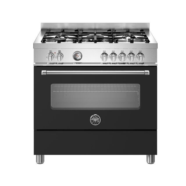 Bertazzoni MAS95I1ENEC Master 90cm Range Cooker Single Oven Induction Matt Black