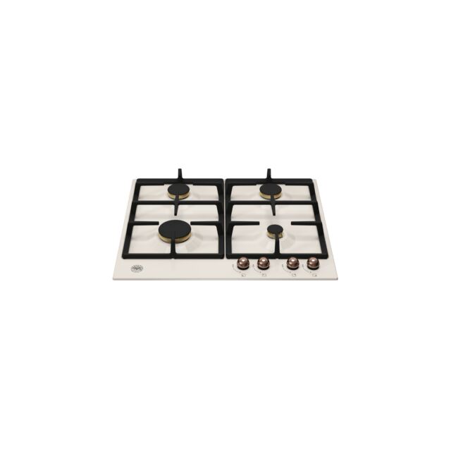 Bertazzoni P604HERAC Heritage Series 60cm Gas hob ivory Copper