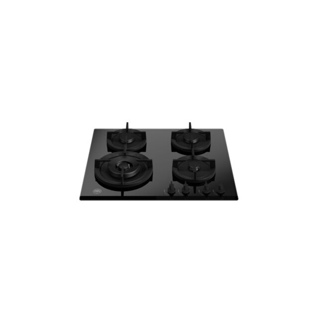 Bertazzoni P604LMODGNE Modern Series 60cm Gas on Glass hob with Wok Burner
