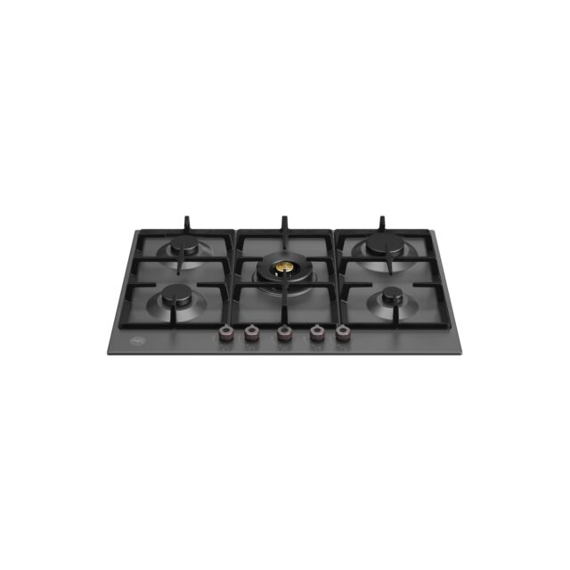 Bertazzoni P755CPRONE Pro Series 75cm Gas Hob with Wok Burner Matt black