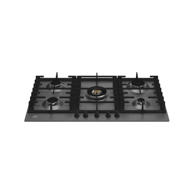 Bertazzoni P905CMODNE Modern Series 90cm Gas Hob with Central Wok Burner Matt black