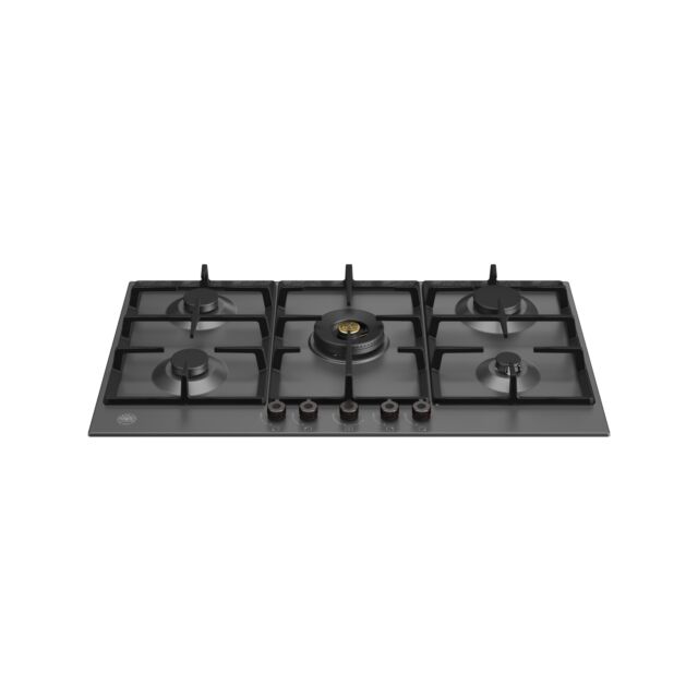 Bertazzoni P905CPRONE Pro Series 90cm Gas Hob with Central Wok Burner Matt black