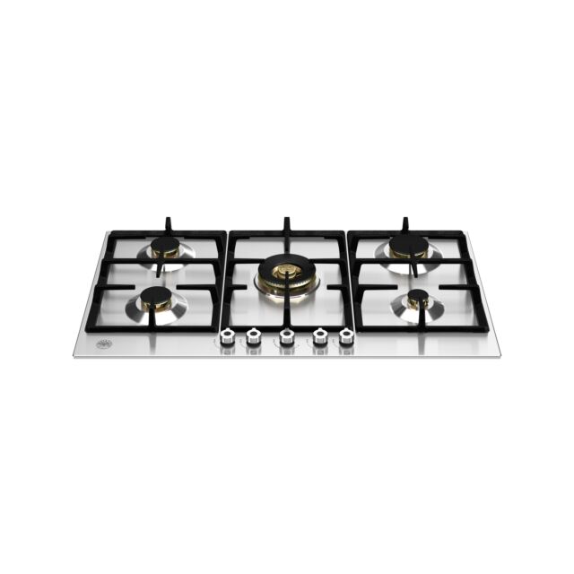 Bertazzoni P905CPROX Pro Series 90cm Gas Hob with Central Wok Burner Stainless Steel