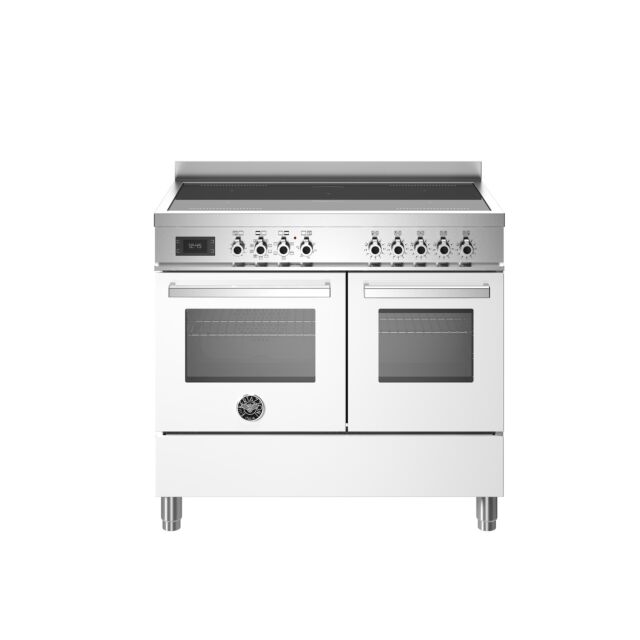 Bertazzoni PRO105I2EBIT Professional 100cm Range Cooker Twin Oven Induction Gloss White