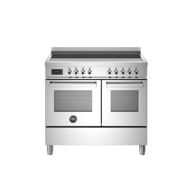 Bertazzoni PRO105I2EXT Professional 100cm Range Cooker Twin Oven Induction Stainless Steel