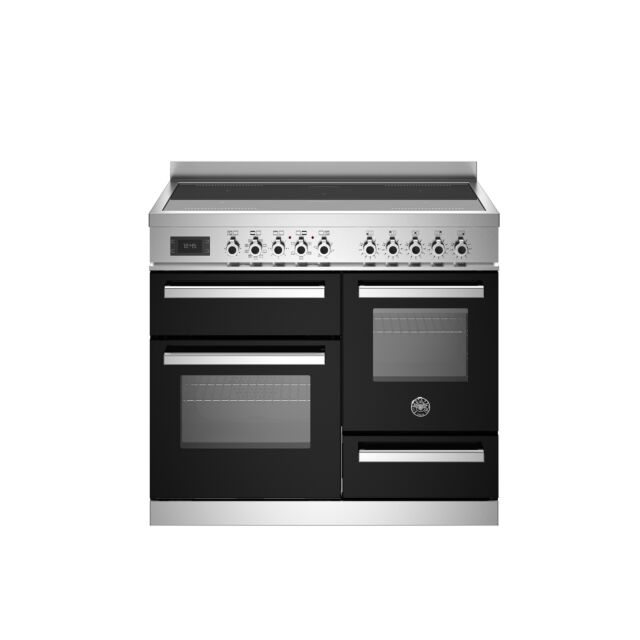 Bertazzoni PRO105I3ENET Professional 100cm Range Cooker XG Oven Induction Gloss Black
