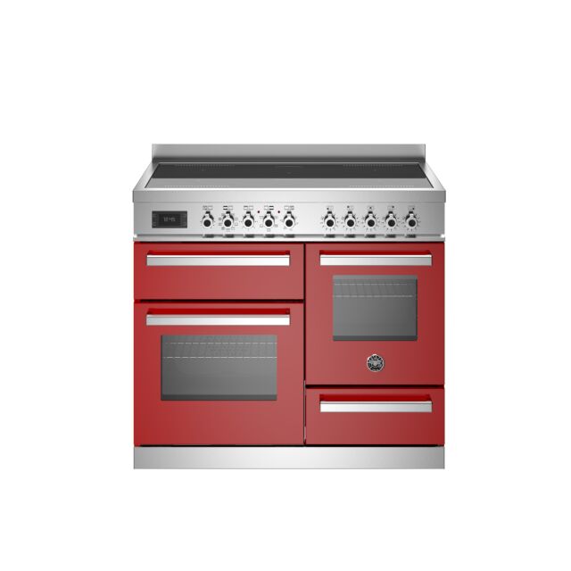 Bertazzoni PRO105I3EROT Professional 100cm Range Cooker XG Oven Induction Gloss Red