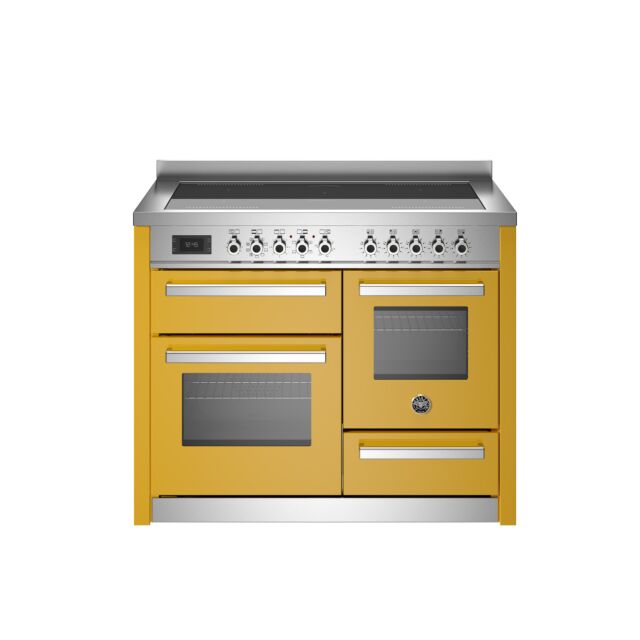 Bertazzoni PRO115I3EGIT Professional 110cm Range Cooker XG Oven Induction Gloss Yellow