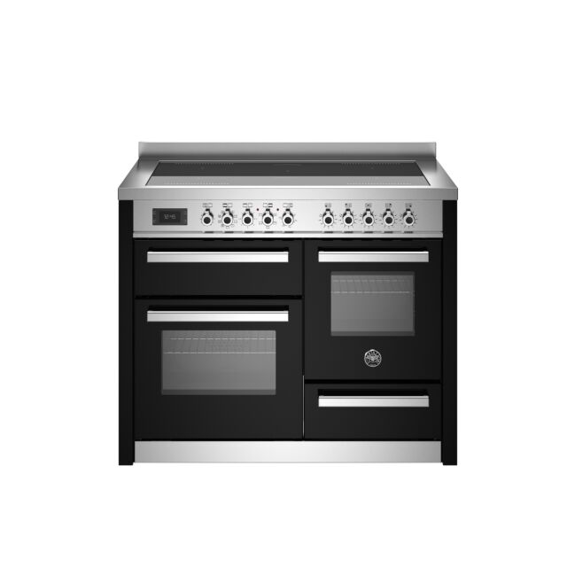 Bertazzoni PRO115I3ENET Professional 110cm Range Cooker XG Oven Induction Gloss Black