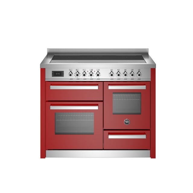 Bertazzoni PRO115I3EROT Professional 110cm Range Cooker XG Oven Induction Gloss Red