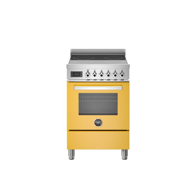 Bertazzoni PRO64I1EGIT Professional 60cm Range Cooker Single Oven Induction Gloss Yellow
