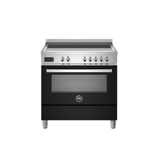 Bertazzoni PRO95I1ENET Professional 90cm Range Cooker Single Oven Induction Gloss Black