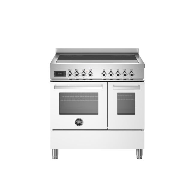 Bertazzoni PRO95I2EBIT Professional 90cm Range Cooker Twin Oven Induction Gloss White
