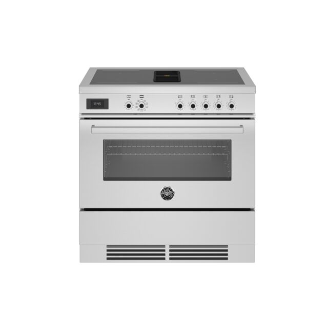 Bertazzoni PROCH94I1EBIT Professional 90cm Range Cooker Single Aspirational Induction Gloss White