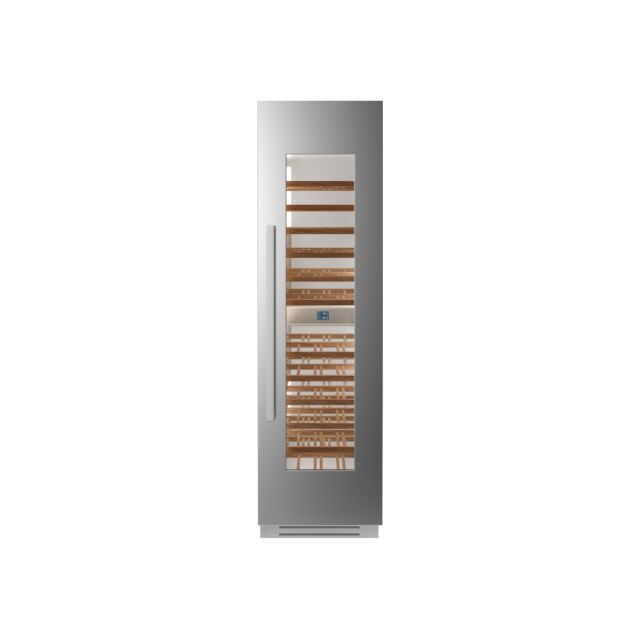 Bertazzoni WC605BLX2T 60 cm Built-in Wine Cellar Column Stainless Steel Left Hinge