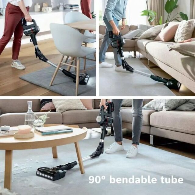 Bosch BCS711GB Unlimited 7 Cordless Vacuum Cleaner - 40 Minutes Run Time - Dark Granite