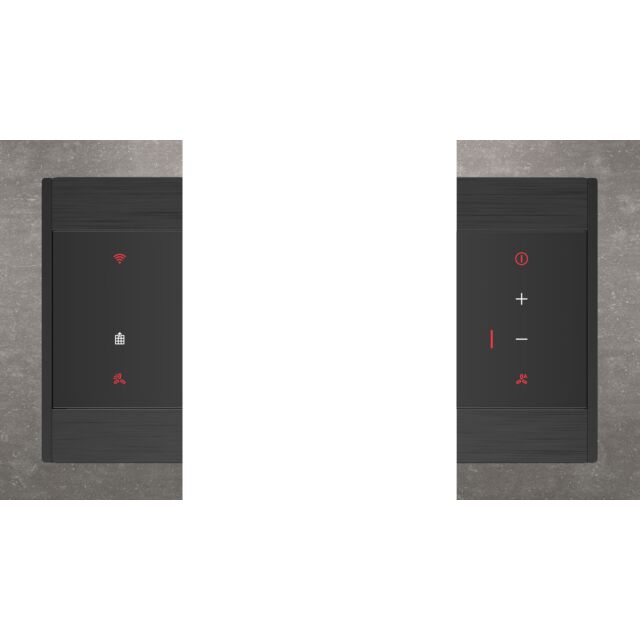 Bosch DDW88MM60B 80cm Glass Draft Hood, clear glass design, New GuidedAir, hob hood control, Home Co