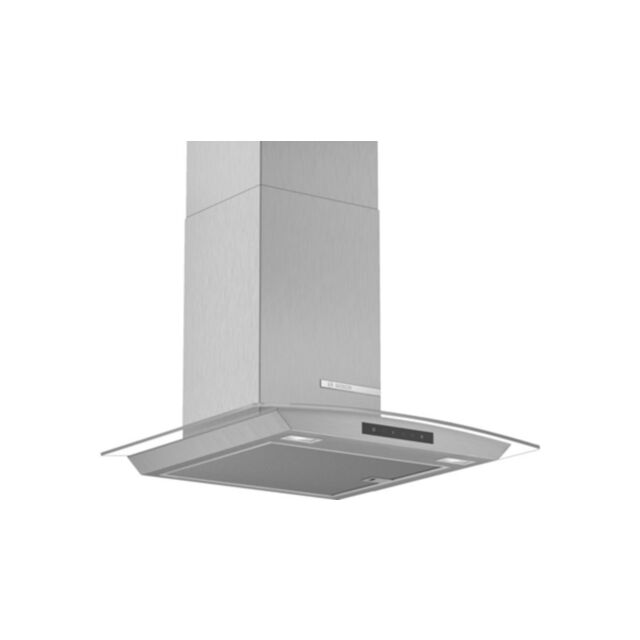 Bosch DWA66DM50B 60cm wide, Curved Glass Canopy, touch control, 3 speeds + intensive, LED lights. Op