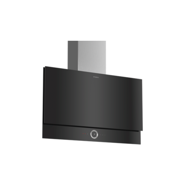 Bosch DWF97RV60B 90cm, Slim Flat Glass Wall Hood, Bosch Ring control, Perfect Air, LED Lights. Optio