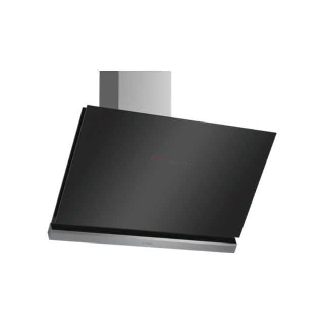 Bosch DWK98PR60B 90cm, Angled Glass Wall Hood, Silence Pack, Perfect Air, Direct Select control, LED