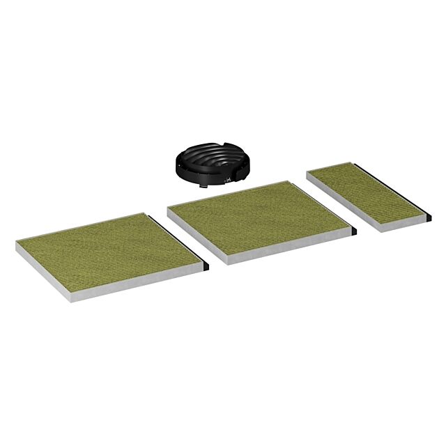 Bosch DWZ1BK1V6 Cleanair Plus Recirculation Kit (Chimless) For: Dwk81An60B, Dwk91Lt60B