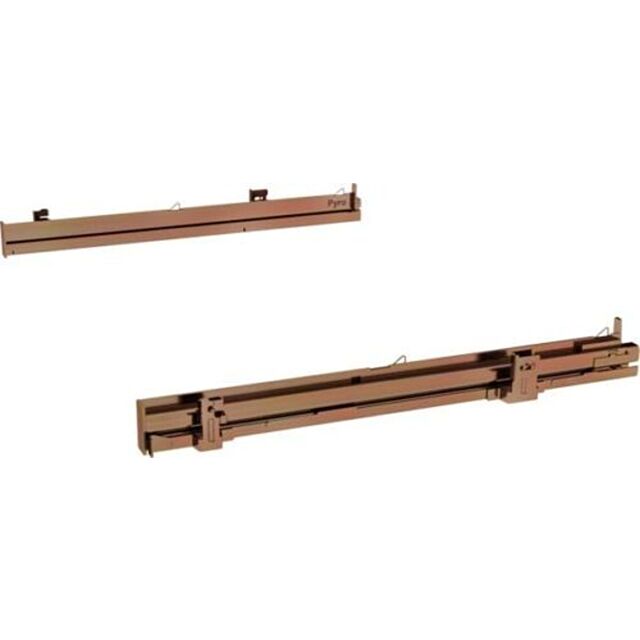 Bosch HEZ638070 1 pair of level independent telescopic shelf rails with stop, fully extendible, for 
